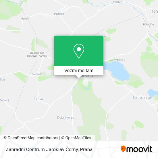 Zahradní Centrum Jaroslav Černý mapa