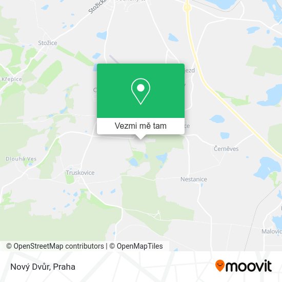 Nový Dvůr mapa