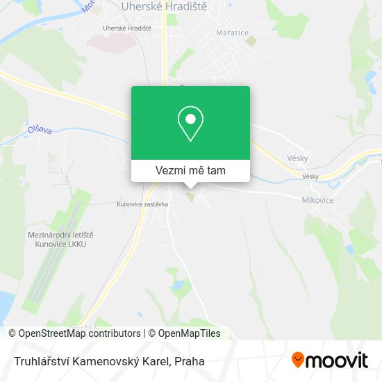 Truhlářství Kamenovský Karel mapa