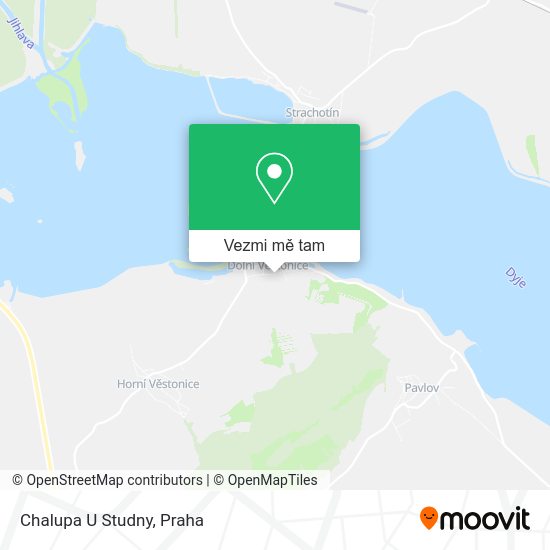 Chalupa U Studny mapa