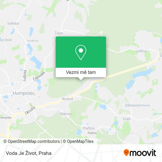 Voda Je Život mapa