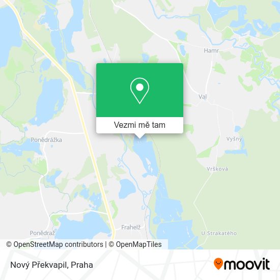 Nový Překvapil mapa