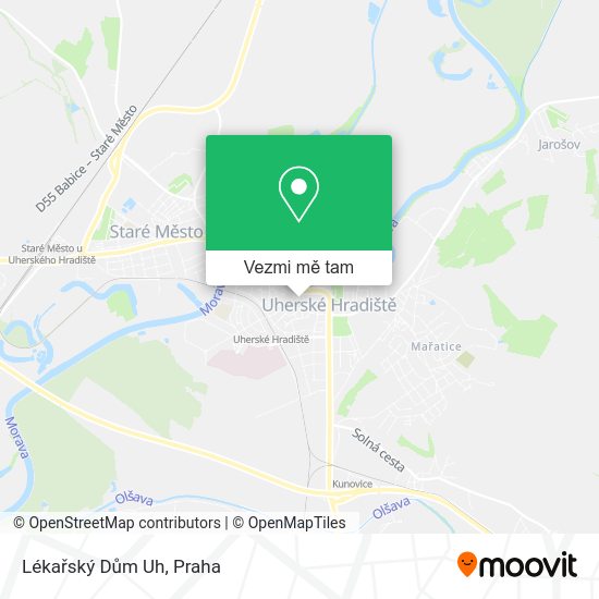 Lékařský Dům Uh mapa