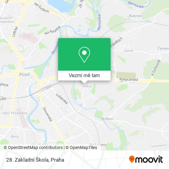 28. Základní Škola mapa