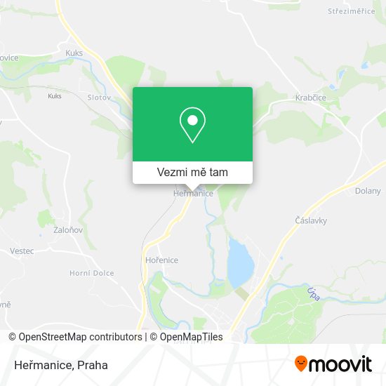 Heřmanice mapa