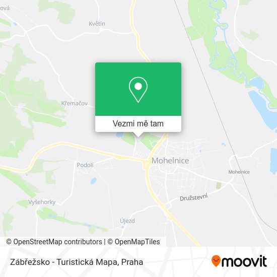 Zábřežsko - Turistická Mapa mapa