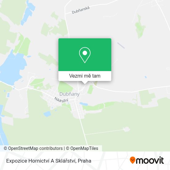 Expozice Hornictví A Sklářství mapa