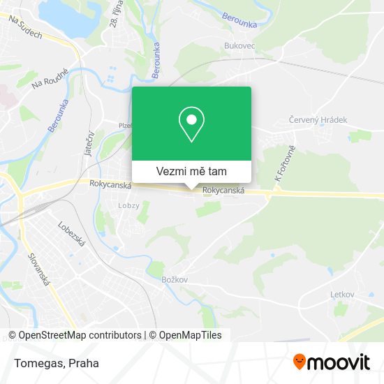 Tomegas mapa