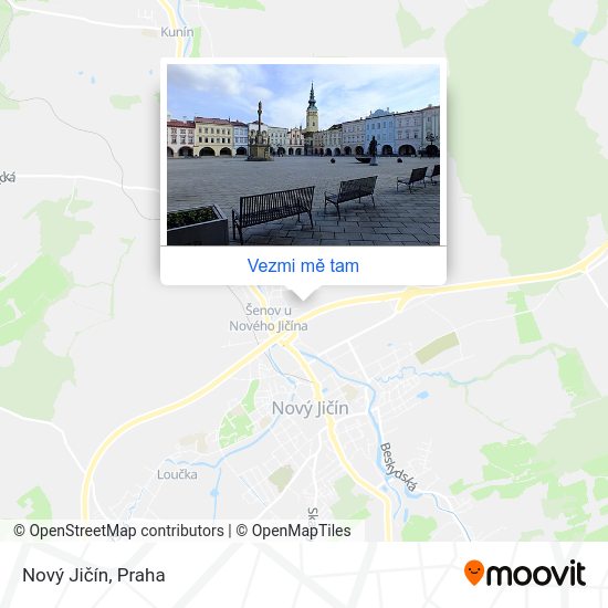 Nový Jičín mapa