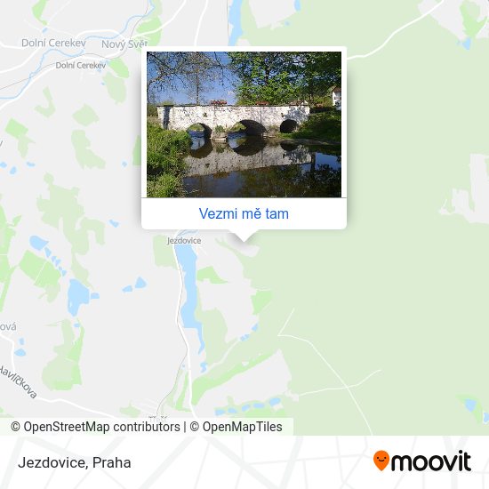 Jezdovice mapa