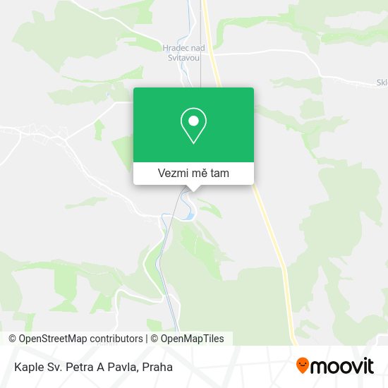 Kaple Sv. Petra A Pavla mapa