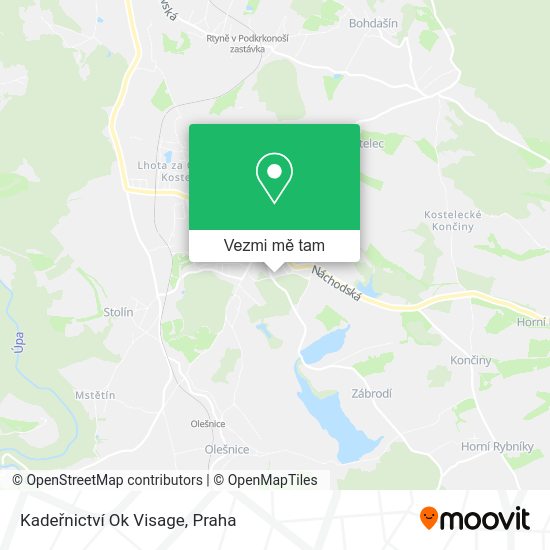 Kadeřnictví Ok Visage mapa