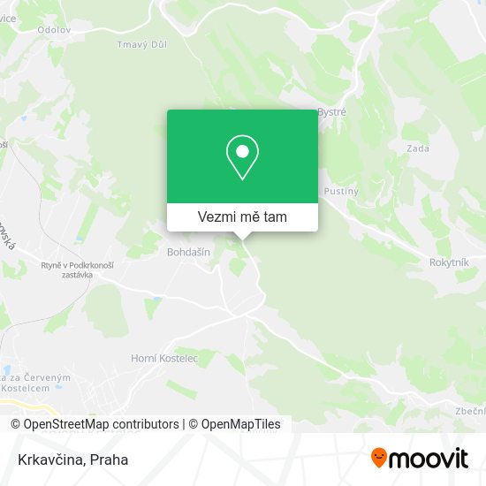 Krkavčina mapa