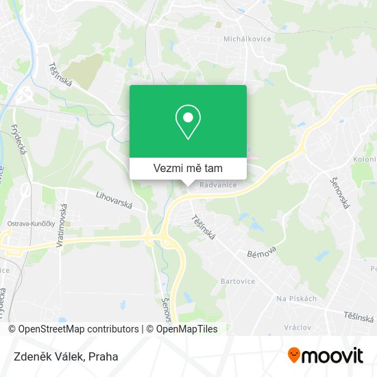 Zdeněk Válek mapa