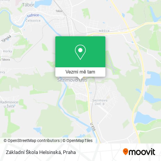 Základní Škola Helsinská mapa