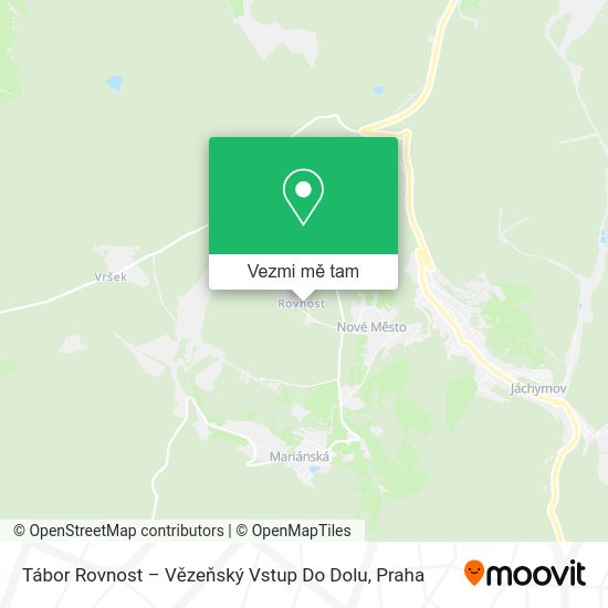 Tábor Rovnost – Vězeňský Vstup Do Dolu mapa