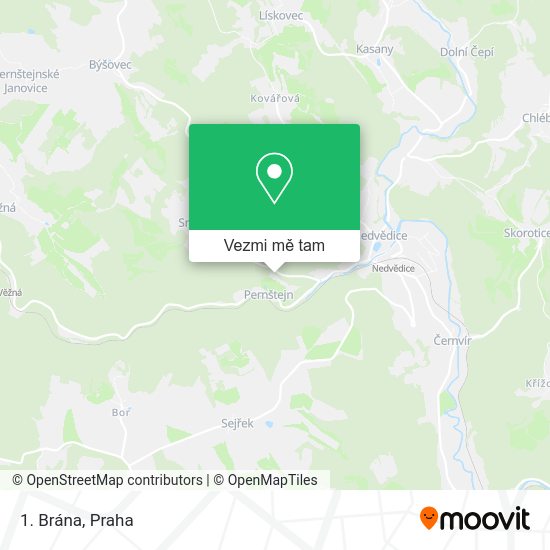 1. Brána mapa