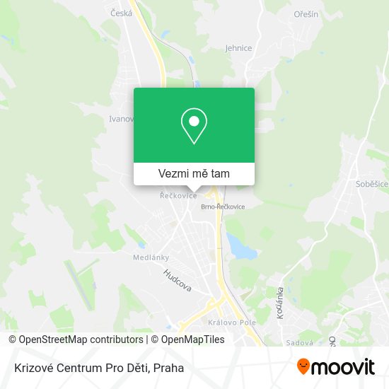 Krizové Centrum Pro Děti mapa
