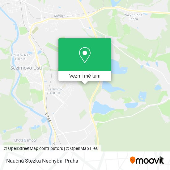 Naučná Stezka Nechyba mapa