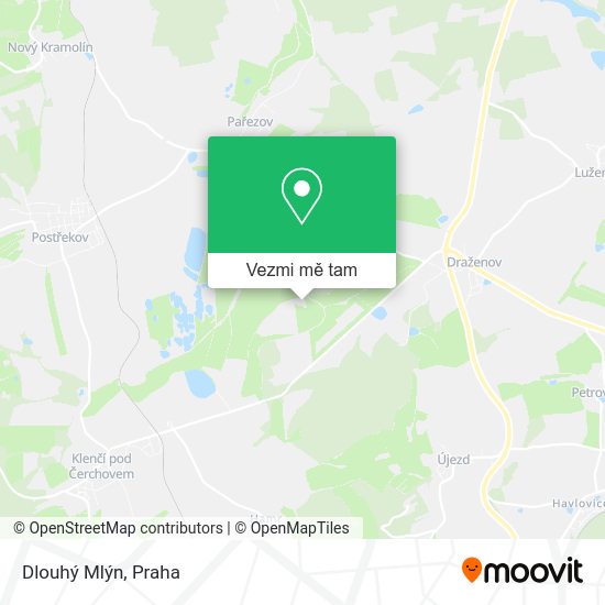 Dlouhý Mlýn mapa
