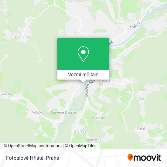 Fotbalové Hřiště mapa