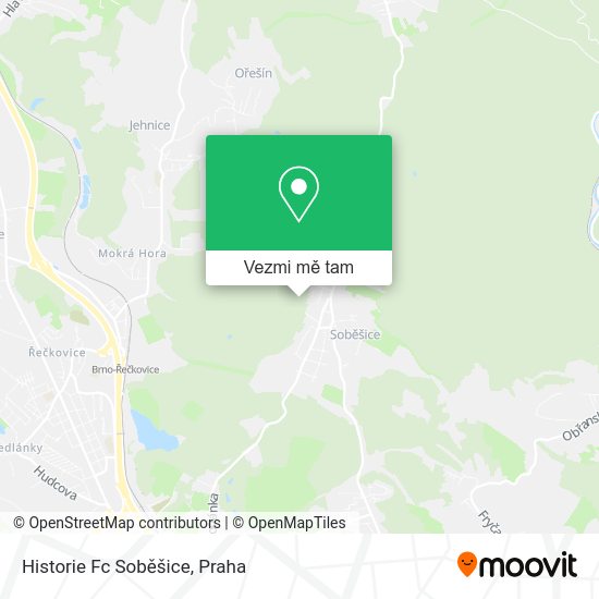 Historie Fc Soběšice mapa