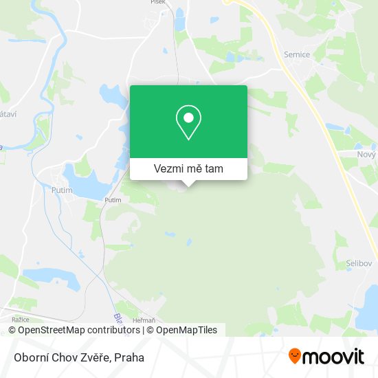 Oborní Chov Zvěře mapa