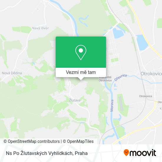 Ns Po Žlutavských Vyhlídkách mapa