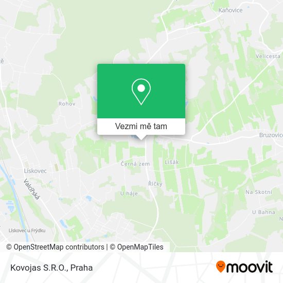 Kovojas S.R.O. mapa