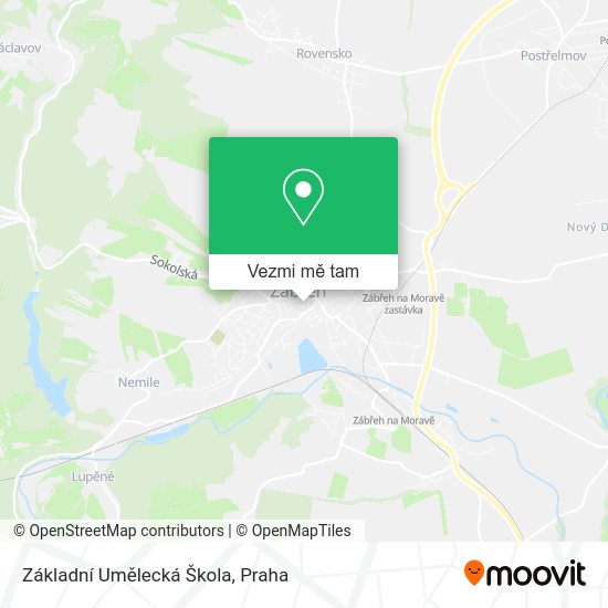 Základní Umělecká Škola mapa