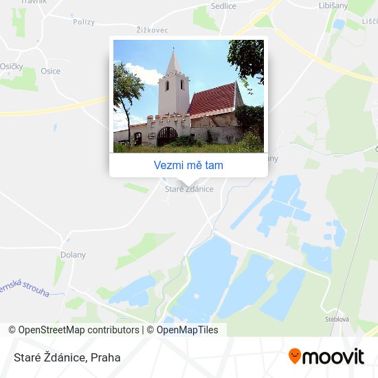 Staré Ždánice mapa
