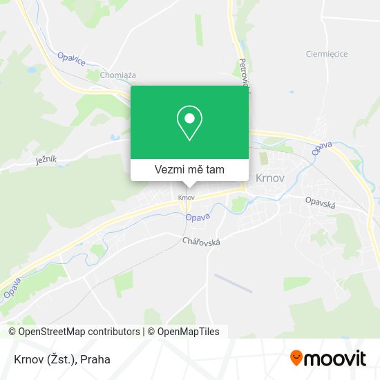 Krnov (Žst.) mapa