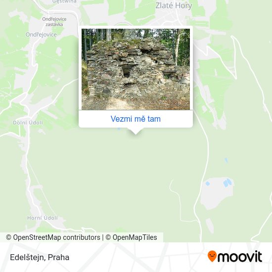Edelštejn mapa