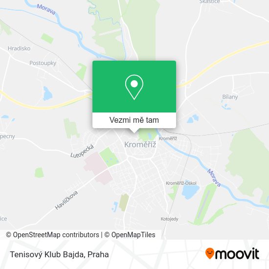 Tenisový Klub Bajda mapa