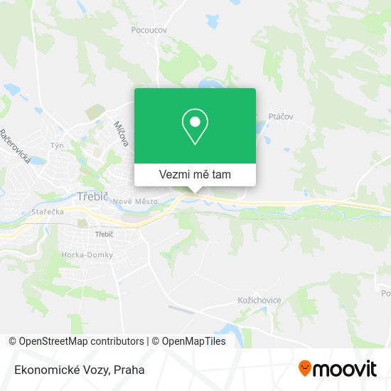 Ekonomické Vozy mapa