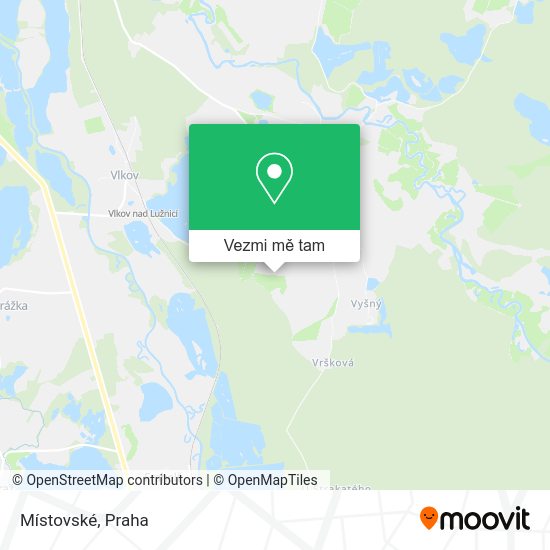 Místovské mapa