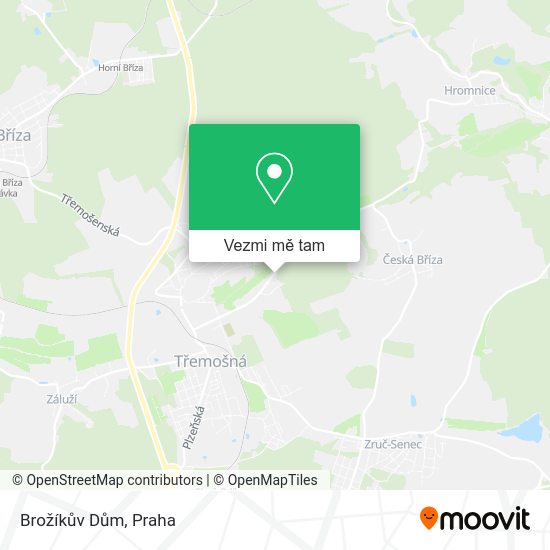 Brožíkův Dům mapa