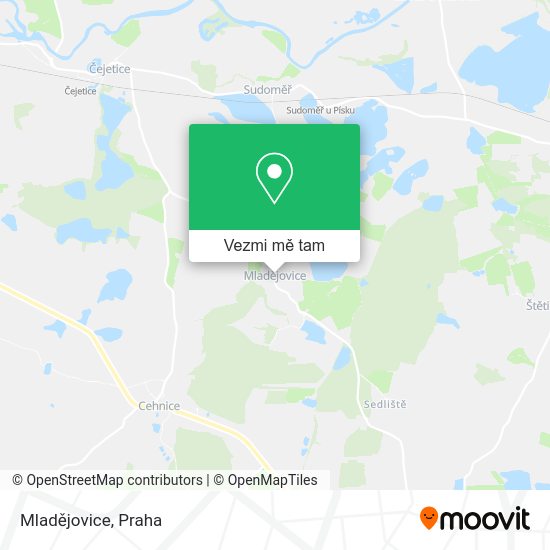Mladějovice mapa
