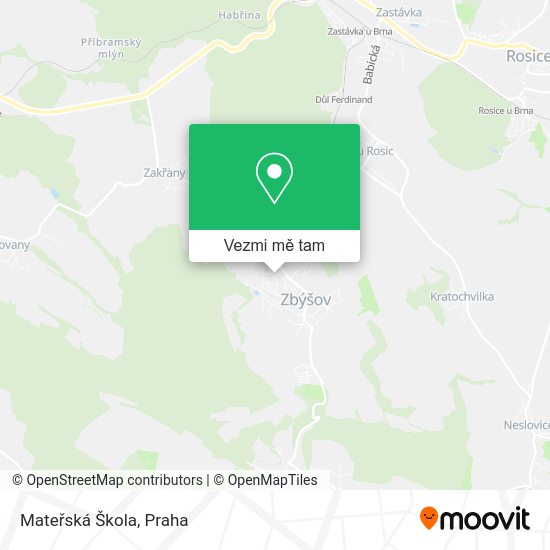Mateřská Škola mapa