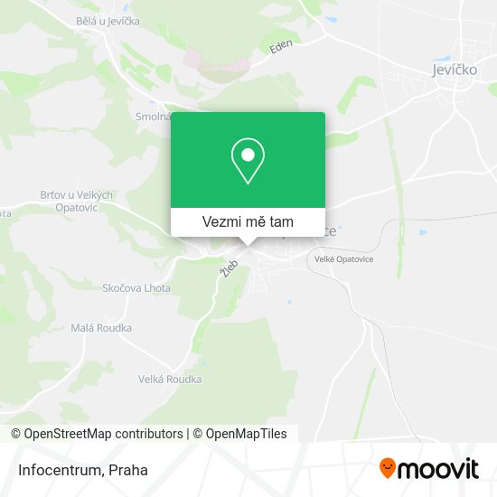 Infocentrum mapa