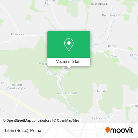 Libín (Rozc.) mapa