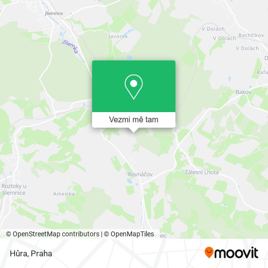 Hůra mapa