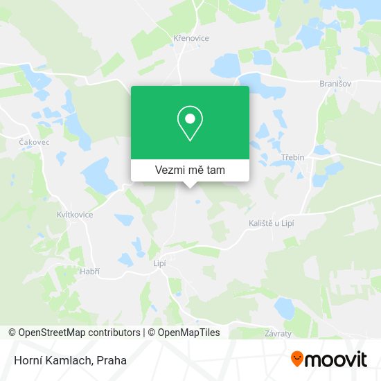 Horní Kamlach mapa