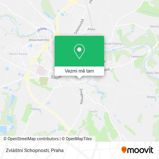 Zvláštní Schopnosti mapa