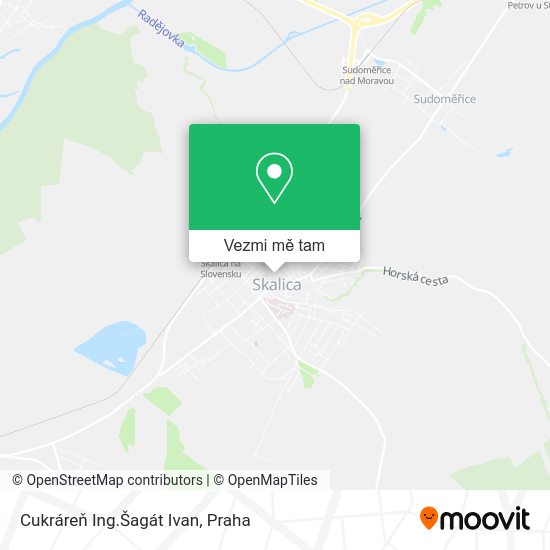 Cukráreň Ing.Šagát Ivan mapa