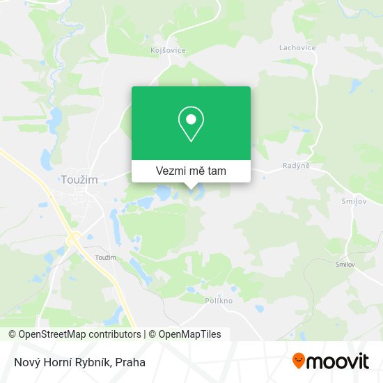 Nový Horní Rybník mapa