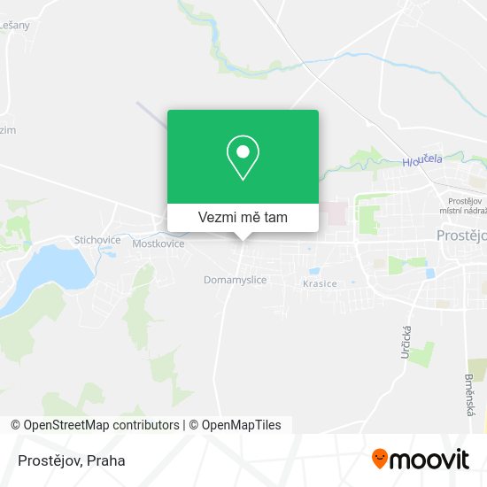 Prostějov mapa