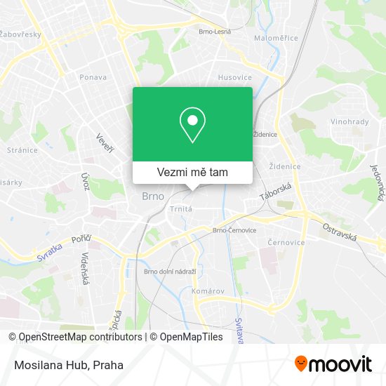 Mosilana Hub mapa
