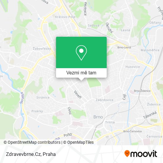 Zdravevbrne.Cz mapa