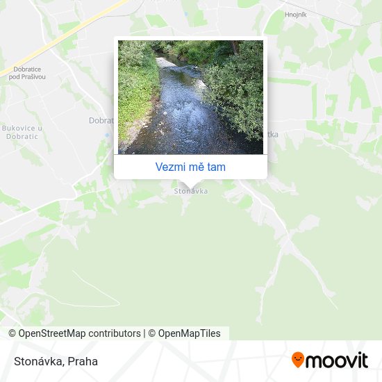 Stonávka mapa